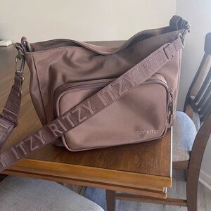 Itzy Ritzy Tan Messenger Bag